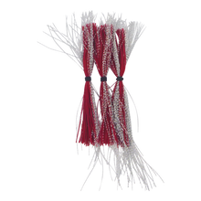 Load image into Gallery viewer, Dekoi Krystal Flash Lure Skirts, Silver Neon