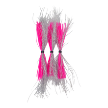 Load image into Gallery viewer, Dekoi Krystal Flash Lure Skirts, Silver Pink