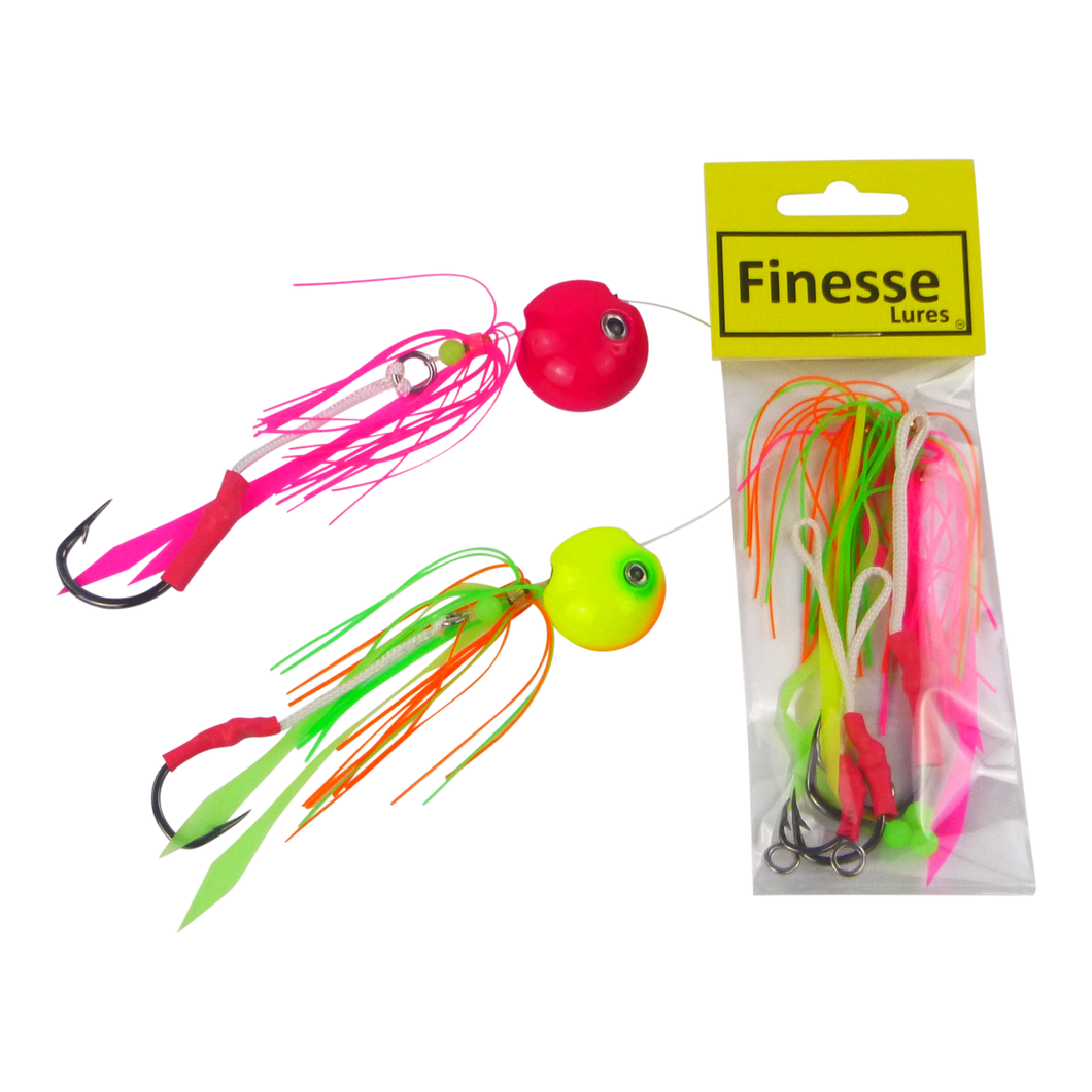 Finesse Kabura Jig Assist Skirts, 3 Pack