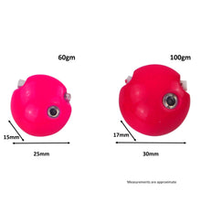 Load image into Gallery viewer, Finesse Kabura Slider Jig Head, 60gm, Hot Pink, 2 Pack