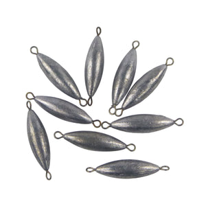 Swimerz 4oz Torpedo Trolling Sinker, Lead 9 Pack