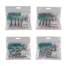 Load image into Gallery viewer, Swimerz Bulk Pack Torpedo Trolling Sinker, 4 sizes, Qty 58