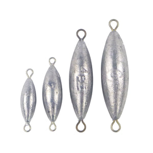 Swimerz Bulk Pack Torpedo Trolling Sinker, 4 sizes, Qty 58