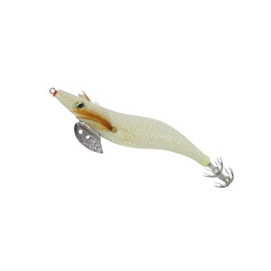 Finesse Rumoika Squid Jig, White Glow, size 2.5, 2 pack