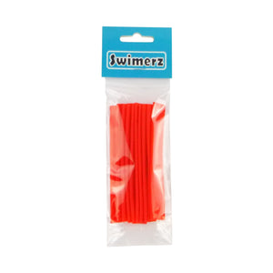 Swimerz Assist Hook Sleeves, Red, 100mmL X 8mmD, Qty 10