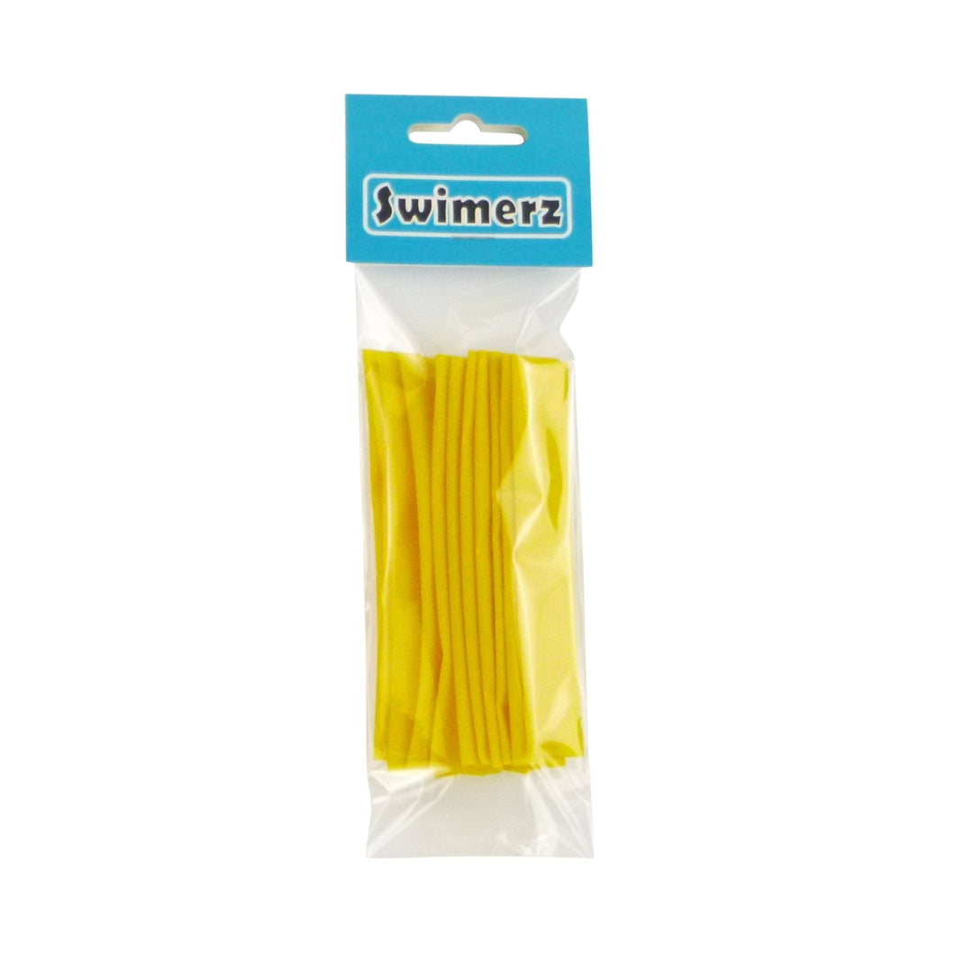 Swimerz Assist Hook Sleeves, Yellow, 100mmL X 10mmD, Qty 10