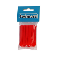 Load image into Gallery viewer, Swimerz Assist Hook Sleeves, Red, 50mmL X 6mmD, Qty 15
