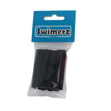 Load image into Gallery viewer, Swimerz Assist Hook Sleeves, Black, 50mmL X 6mmD, Qty 15
