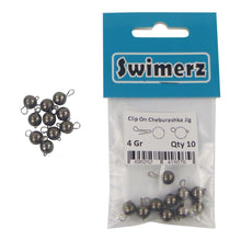 Load image into Gallery viewer, Swimerz 4 Gram Cheburashka Clip-On Jig Head 10 Pack