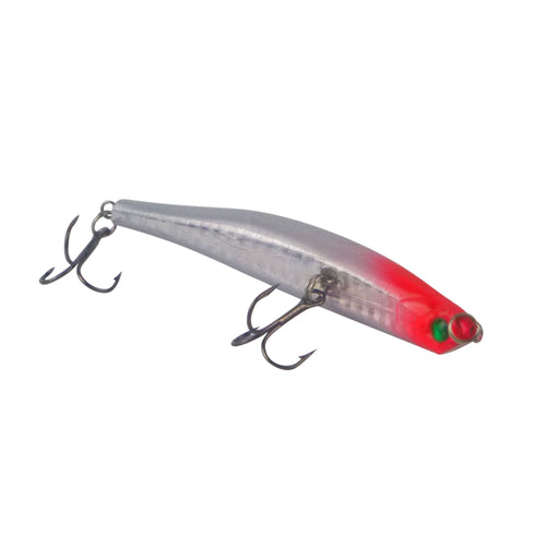 Toppu Mizzu Sidewinder Bent Minnow, 95mm, Fright Blush