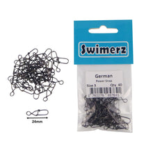 Load image into Gallery viewer, Swimerz German Power Snap, Closed Eye, size 3, 40 pack