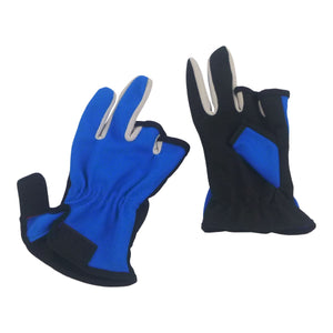 BSTC 3 Finger Gloves, Blue