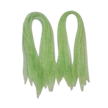 Load image into Gallery viewer, Artizan Silicon Lure Tails, Lumo Green, Pack of 20