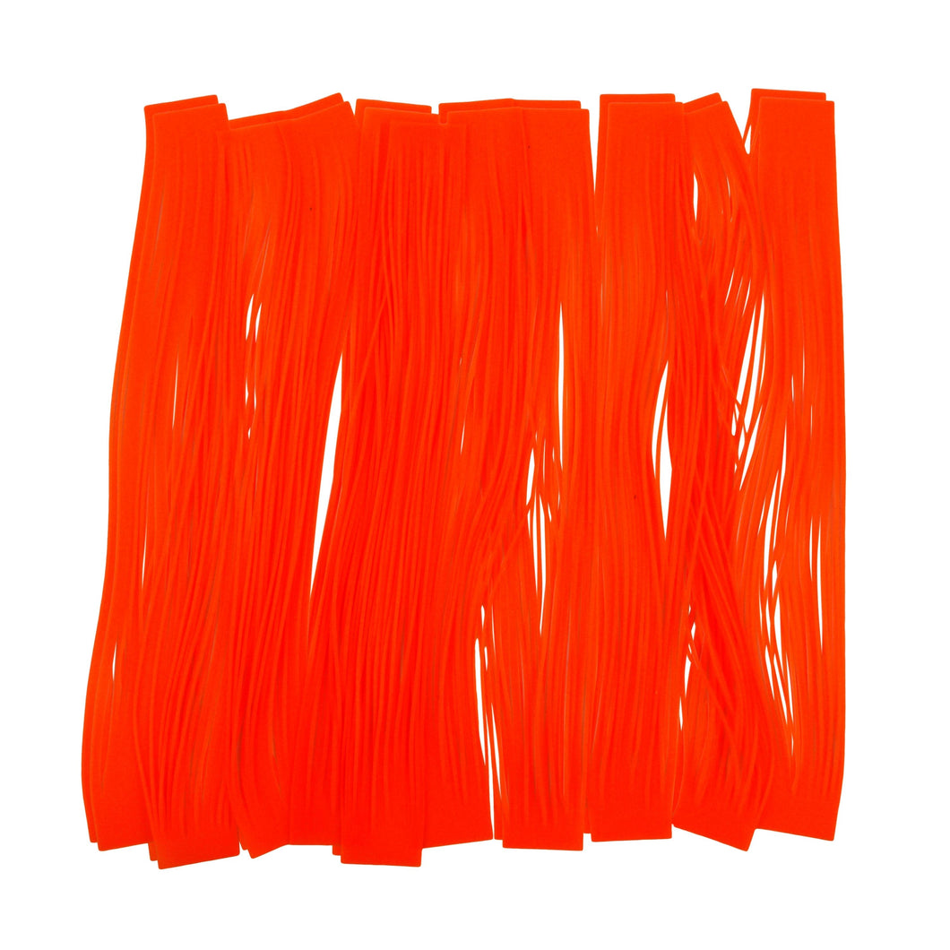 Artizan 22 strand silicon skirt, Orange, Pack of 20