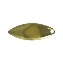 Load image into Gallery viewer, Artizan Smooth Willow Blade, Brass, 48mmL x 17mmW, Qty 5
